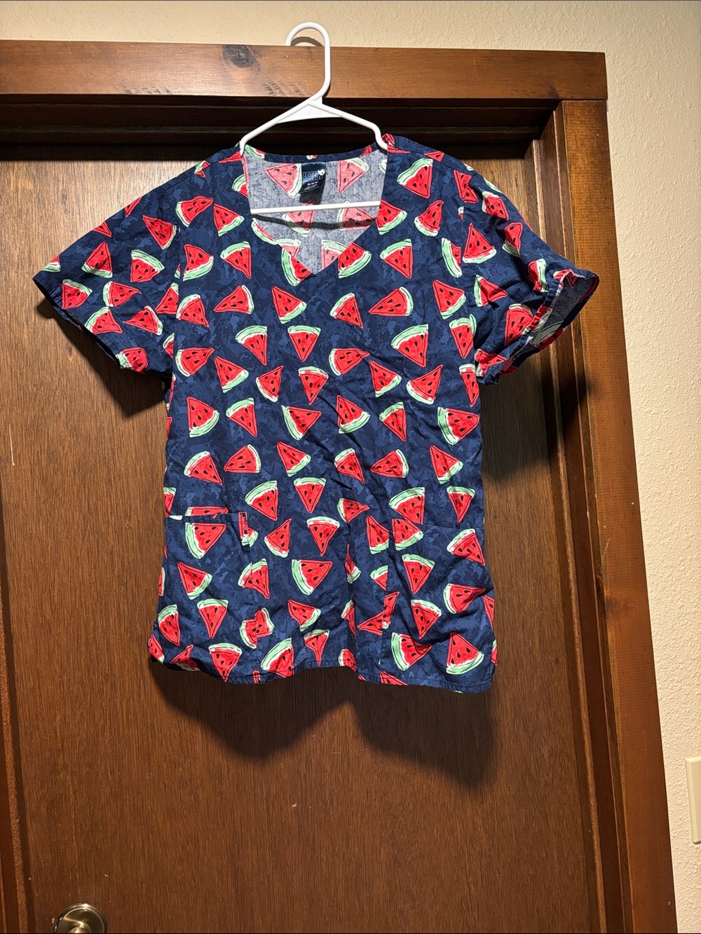Women's Navy Watermelon Print Tunic Top